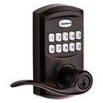 Kwikset Smartcode 917 Residential Electronic Tustin Lever, Venetian Bronze